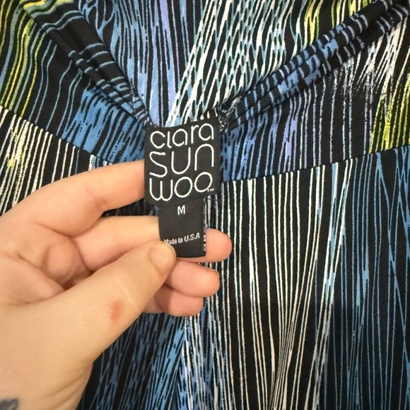 Clara Sunwoo Multicolor flowy straight leg pants - Picture 5 of 8